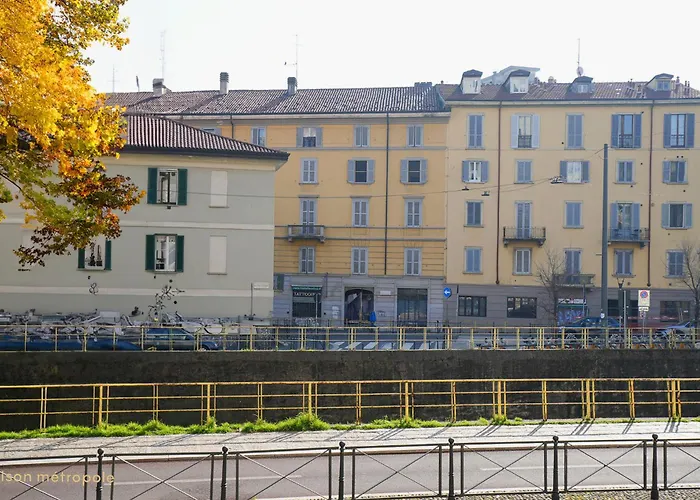 شقة Navigli House, Trilocale Con Vista Fiume *